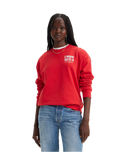 The Levi's® Womens Graphic Signature Sweatshirt in Script Red