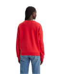 The Levi's® Womens Graphic Signature Sweatshirt in Script Red