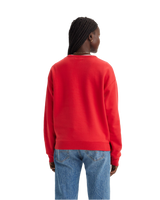 The Levi's® Womens Graphic Signature Sweatshirt in Script Red