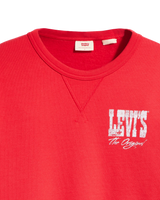 The Levi's® Womens Graphic Signature Sweatshirt in Script Red