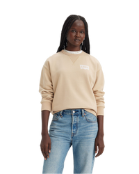 The Levi's® Womens Graphic Signature Sweatshirt in Safari