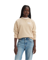 The Levi's® Womens Graphic Signature Sweatshirt in Safari