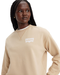 The Levi's® Womens Graphic Signature Sweatshirt in Safari