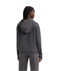 The Levi's® Womens Graphic Signature Hoodie in Black Oyster