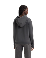 The Levi's® Womens Graphic Signature Hoodie in Black Oyster