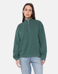 The Levi's® Womens Everyday 1/4 Zip Sweatshirt in Bistro Green