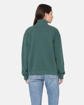 The Levi's® Womens Everyday 1/4 Zip Sweatshirt in Bistro Green