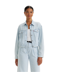 The Levi's® Womens Featherweight Trucker Jacket in Poole Party