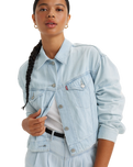 The Levi's® Womens Featherweight Trucker Jacket in Poole Party