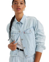 The Levi's® Womens Featherweight Trucker Jacket in Poole Party