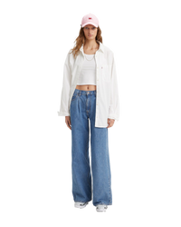 The Levi's® Womens Baggy Dad Wide Leg Jeans in Cause And Effect