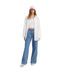 The Levi's® Womens Baggy Dad Wide Leg Jeans in Cause And Effect