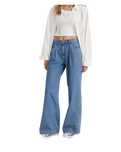 The Levi's® Womens Baggy Dad Wide Leg Jeans in Cause And Effect