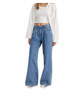 The Levi's® Womens Baggy Dad Wide Leg Jeans in Cause And Effect