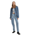 The Levi's® Womens 501® 90's Chaps Jeans in Done And Dusted