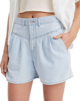 The Levi's® Womens Featherweight Mom Shorts in Poole Party