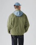 Duboce Hooded Work Jacket in Found A Four Leaf