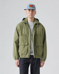 Duboce Hooded Work Jacket in Found A Four Leaf