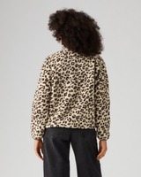 The Levi's® Womens Valley Sherpa Jacket in Esso Cheetah White Swan