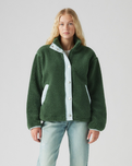 The Levi's® Womens Valley Sherpa Jacket in Python Green