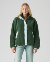 The Levi's® Womens Valley Sherpa Jacket in Python Green