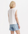 The Levi's® Womens Boxy Vest in White+