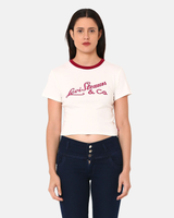 The Levi's® Womens Essential T-Shirt in Egret & Sundried Tomato