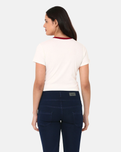 The Levi's® Womens Essential T-Shirt in Egret & Sundried Tomato