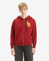 The Levi's® Womens Heritage Zip Hoodie in Sundried Tomato