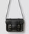 7" Leather Satchel in Black Kiev & Smooth Leather