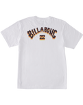 The Billabong Boys Boys Arch Fill T-Shirt in White