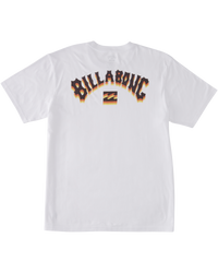 The Billabong Boys Boys Arch Fill T-Shirt in White