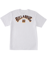 The Billabong Boys Boys Arch Fill T-Shirt in White