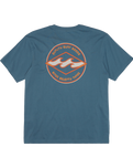 The Billabong Boys Boys Rotor Diamond T-Shirt in Vintage Indigo