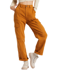 The Billabong Womens Wall To Wall Trousers in Cider