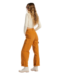 The Billabong Womens Wall To Wall Trousers in Cider