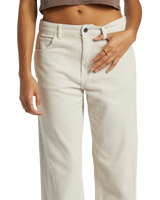 The Billabong Womens Midtown Corduroy Trousers in Moonlight