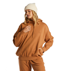 The Billabong Womens Halifax Hoodie in Caramel