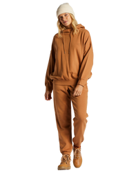 The Billabong Womens Halifax Hoodie in Caramel