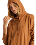 The Billabong Womens Halifax Hoodie in Caramel