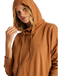 The Billabong Womens Halifax Hoodie in Caramel