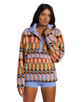 The Billabong Womens Switchback Fleece Jacket in Multi