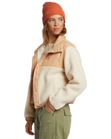 The Billabong Womens Lost Trails Jacket in White Cap