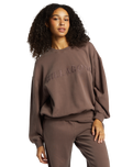 The Billabong Womens Palmin Kendal Sweatshirt in Kona