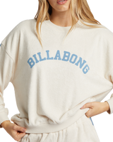 The Billabong Womens New School Sweatshirt in White Cap