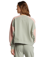 The Billabong Womens Hike Date Sweatshirt in Seagrass