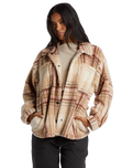 The Billabong Womens Sundown Fleece in Dusty Peach