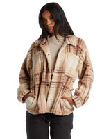 The Billabong Womens Sundown Fleece in Dusty Peach