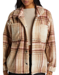 The Billabong Womens Sundown Fleece in Dusty Peach