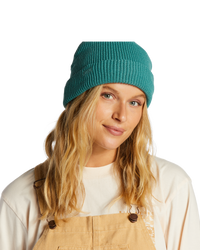 The Billabong Womens Roamer 3 Beanie in Pine